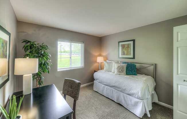 Carpeted Bedroom, at Carol Stream CrossILg, Illinois