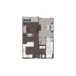 1 bed, 1 bath, 774 sqft, $1,366