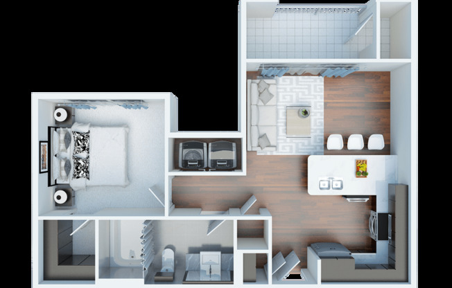 1 bed, 1 bath, 560 sqft, $1,015