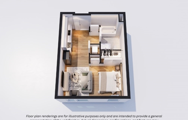 Studio, 1 bath, $3,400, Unit 608