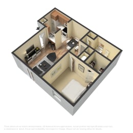 1 bed, 1 bath, 700 sqft, $979