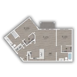 2 beds, 2 baths, 1,146 sqft, $2,585