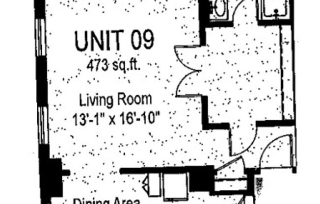 Studio, 1 bath, 301 sqft, $1,425, Unit Wellington 909