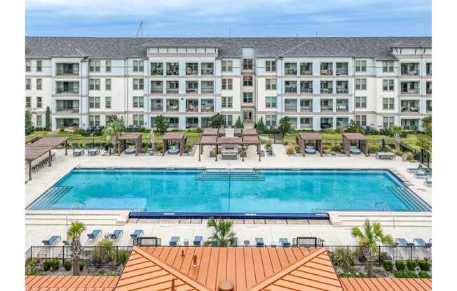Pool View at Reveal at Bayside Apartments