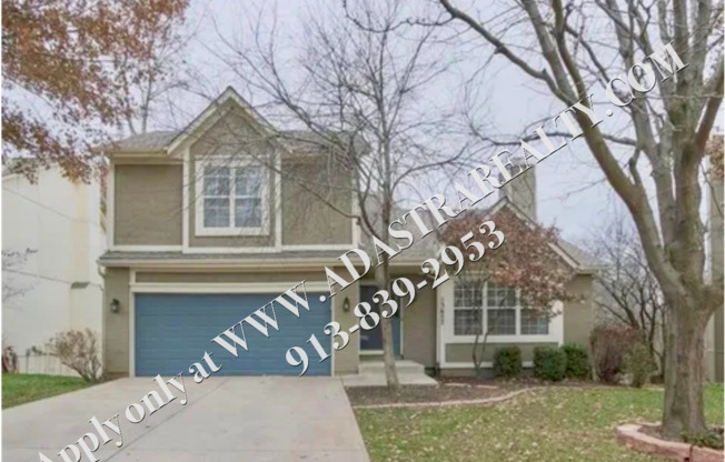 Beautiful 4 Bed 3 Bath Home in Olathe-Available in DECEMBER!!