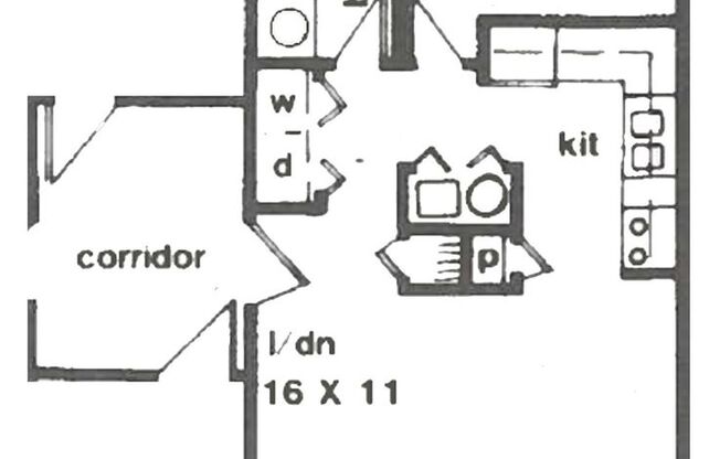 1 bed, 1 bath, 578 sqft, $1,018, Unit 827-13 (Style I)