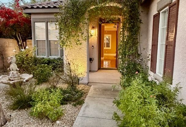 Stunning Single-Story Summerlin Oasis with Private Pool & Spa – Rare Rental in The Gardens