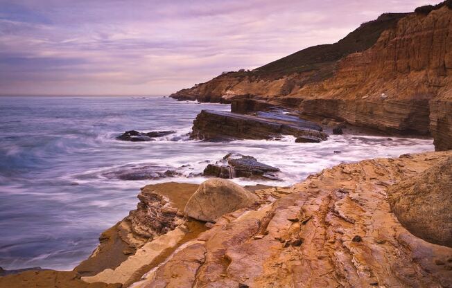 The Summit at Point Loma_San Diego_CA_Waves Crashing on the Rocks