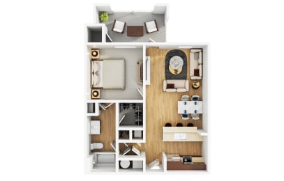1 bed, 1 bath, 750 sqft, $1,445