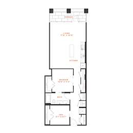1 bed, 1 bath, 982 sqft, $2,879