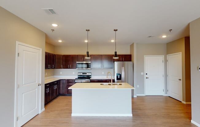 Kitchen Unit at The Haven on Veterans, Fargo, North Dakota