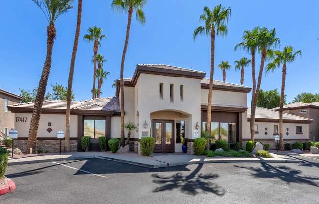 Entrance to Clubhouse at Canyon Ridge