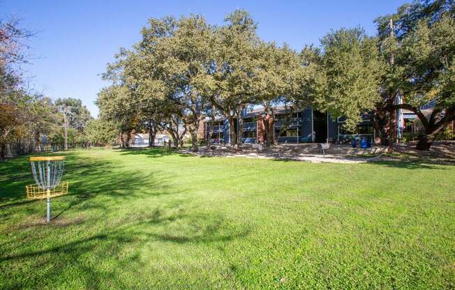 Disc Golf at Stony Creek Apartments in Austin Texas