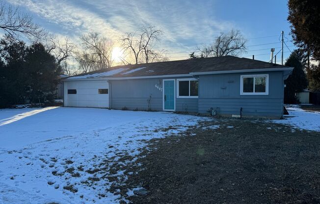 Cute little home with huge back yard.