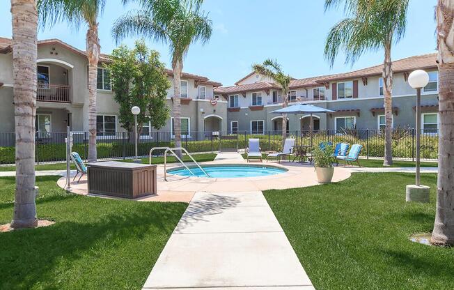 a large lawn in front of a house