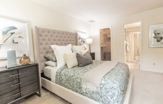 Massive master bedroom with walk in closet and on suite bathroom  at Brittany Apartments, Maryland, 21208