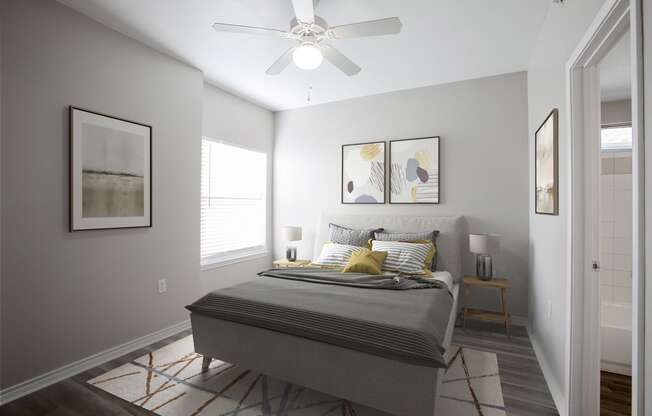 Bedroom at Links at Forest Creek in Round Rock Texas near Austin