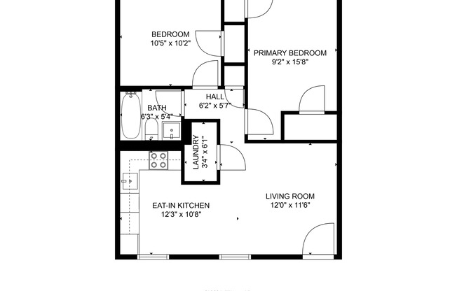 2 beds, 1 bath, 750 sqft, $1,275