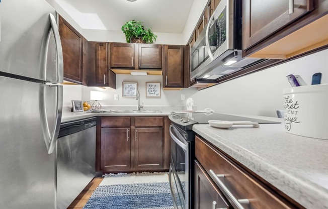 Efficient Appliances In Kitchen at Whisper Hollow Apartments, Maryland Heights