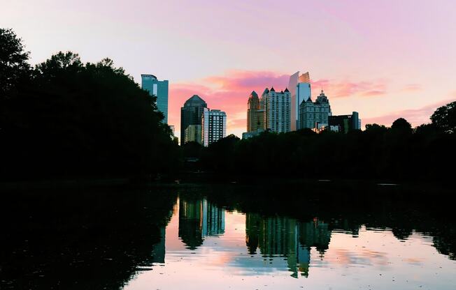 Atlanta Skyline at Sunset