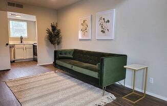 Room interior at Ivy Plains at Brooks, San Antonio, Texas