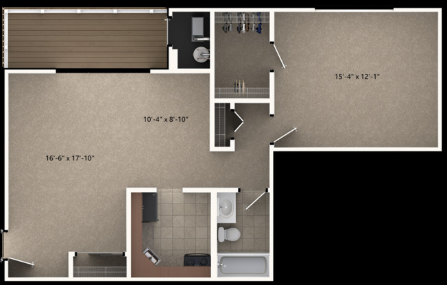 1 bed, 1 bath, 650 sqft, $1,762