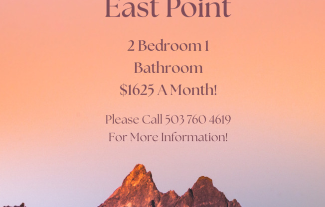 2Bedoom 1Bath ---