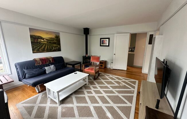 Great natural light on a side by side duplex with parking onsite