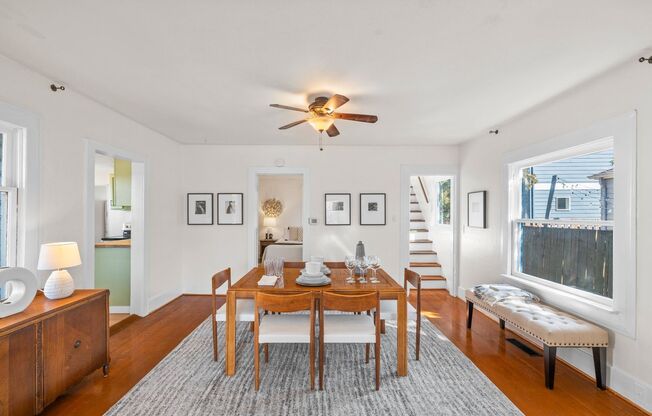 1/2 Month Free! Storybook Farmhouse - Updated Kitchen, A/C, Basement, Fenced Yard, Garage, Laundry, and More!