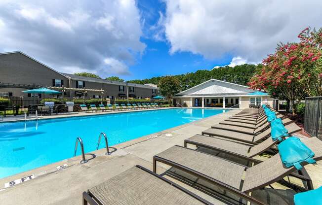 Pool at Elme Sandy Springs Apartments, Atlanta, GA, 30350