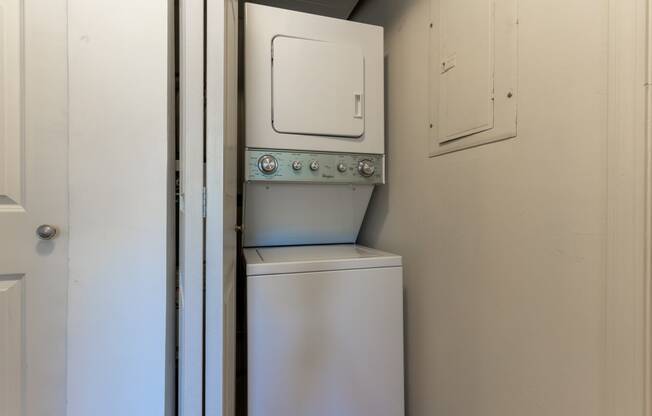 Washer and Dryer Connections at Hamilton Square Apartments, Indiana