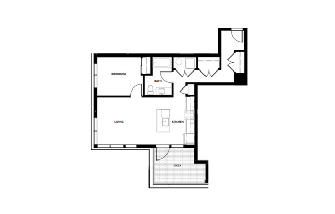 1 bed, 1 bath, 775 sqft, $3,450, Unit 511