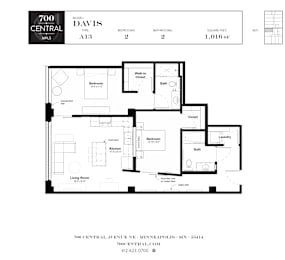 2 beds, 2 baths, 1,016 sqft, $2,127