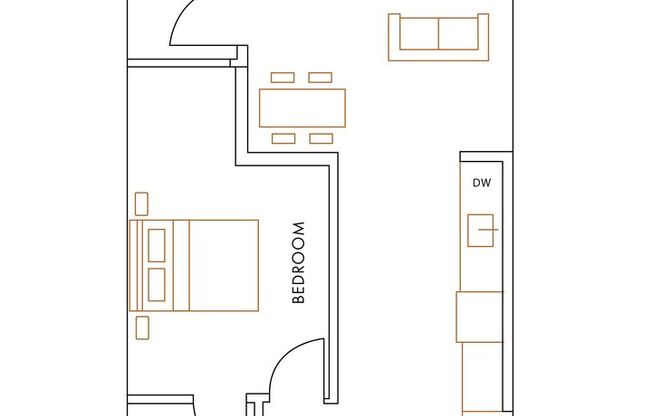 1 bed, 1 bath, 766 sqft, $2,275, Unit 203