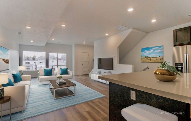 Amazing Modern three-story new build townhome!