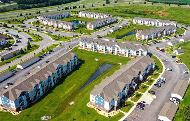 Aerial View of Property at Limestone Creek Apartment Homes, 35756
