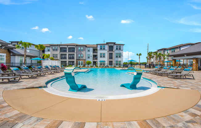 Invigorating Swimming Pool at The Oasis at Lakewood Ranch, Florida