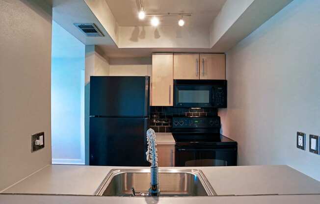 kitchen view from the sink