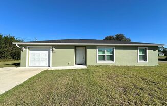 3 Bed, 2 Bath Home with Spacious Backyard and Modern Upgrades in Labelle