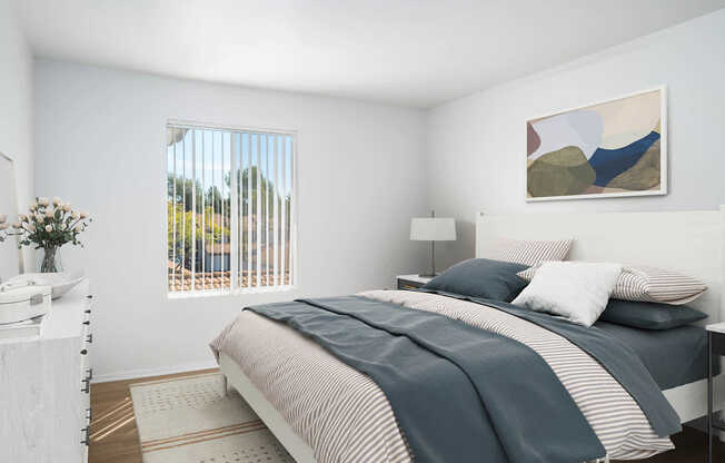 Bedroom with Hard Surface Flooring