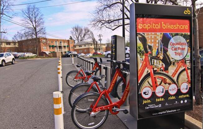 View from Capital Bike Share at Park Georgetown at Park Georgetown, Arlington, Virginia