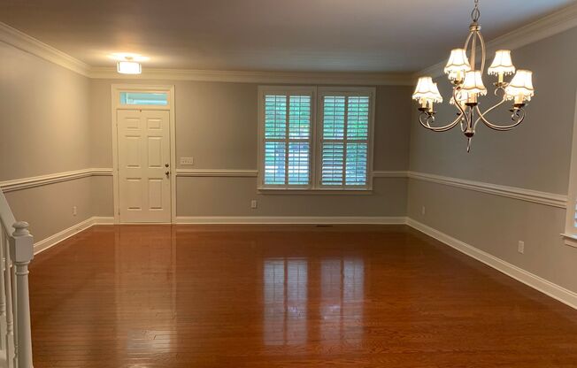 NW RALEIGH TWO STORY BRICK HOME IN ESTABLISHED NEIGHBORHOOD WITH TWO CAR GARAGE