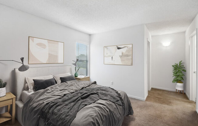 Model primary bedroom