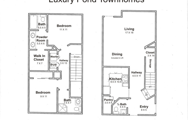 2 beds, 2.5 baths, 1,264 sqft, $2,400, Unit 2010