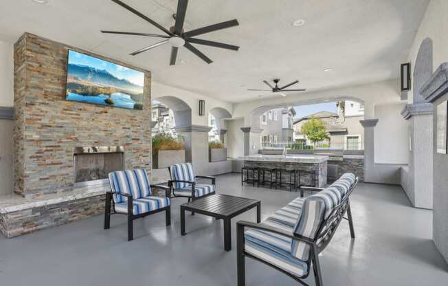 Barbecue pavilion at Verona Apartments