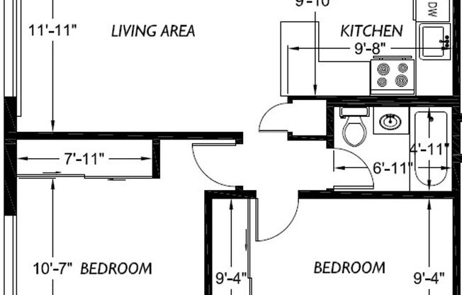 2 beds, 1 bath, 670 sqft, $2,195, Unit 301