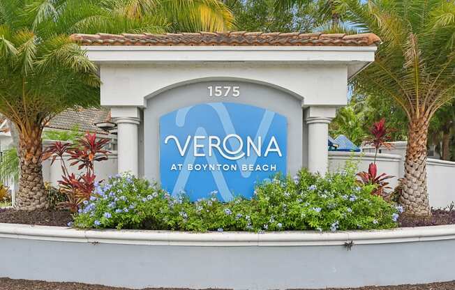 Community Sign at Verona at Boynton Beach Apartments in Boynton Beach, FL 33426