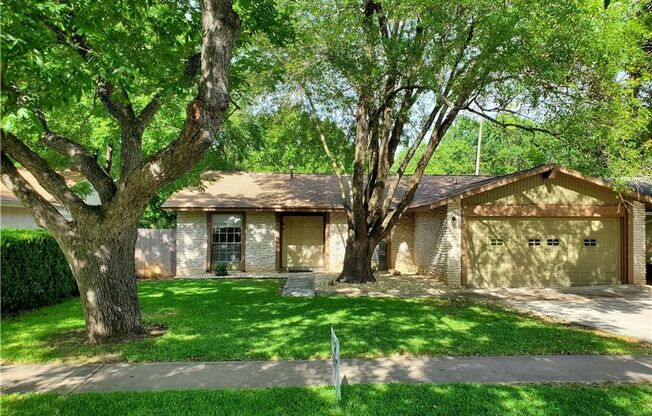 Northwest Austin One Story / Anderson Mill Area / Walk to Parks & Schools / Minutes to Apple & Domain/Avail Mid July