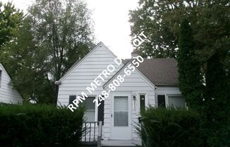 Update 3-Bedroom Bungalow in Harper Woods.