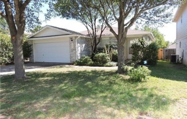 Cedar Park 3 BR - Hidden Gem!